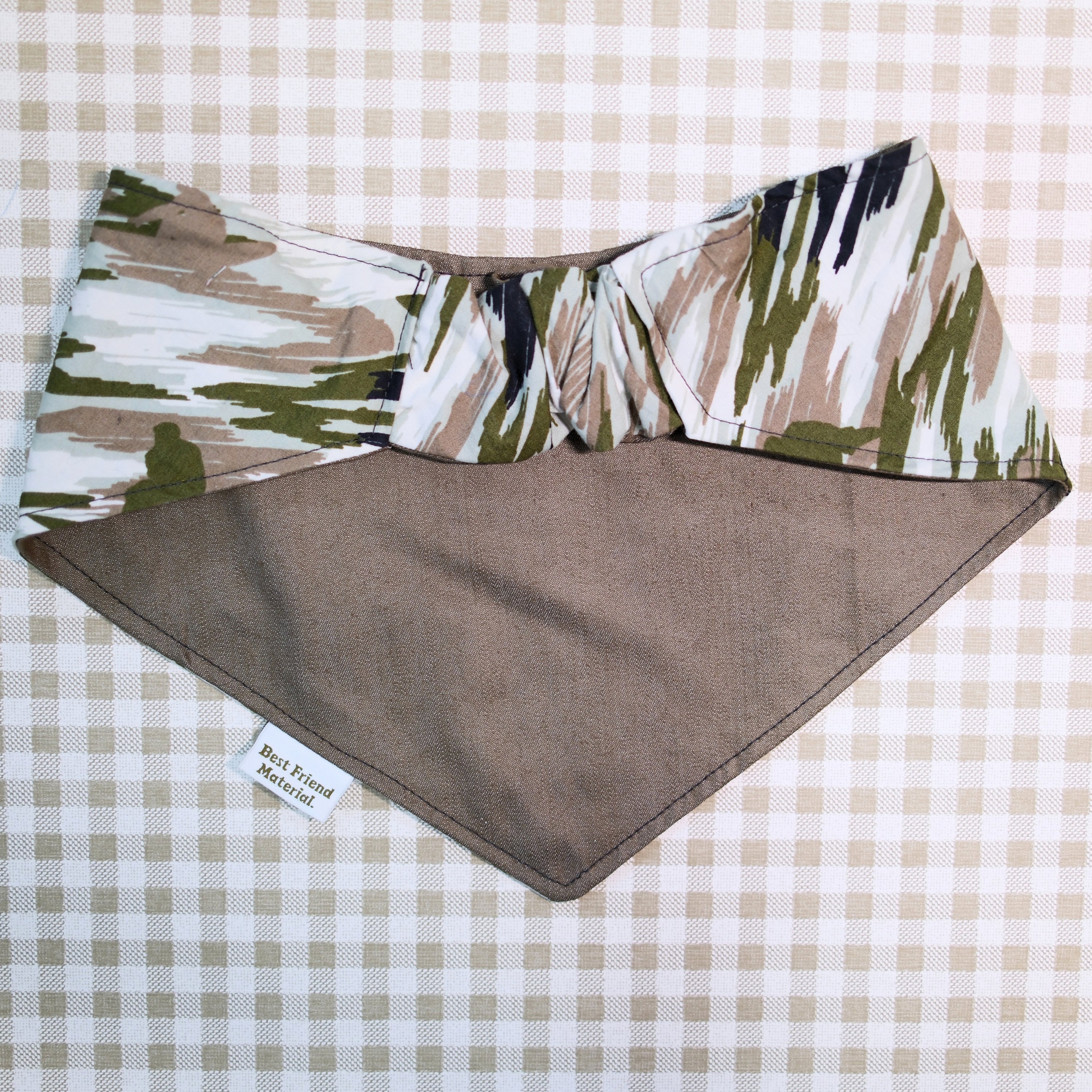 Surfin Camo Reversible Dog Bandana