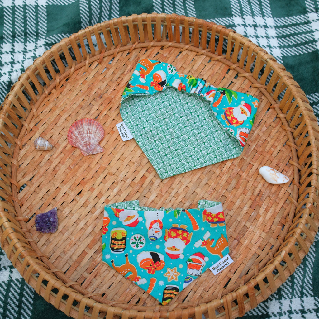 Holiday in Hawaii Reversible Dog Bandana